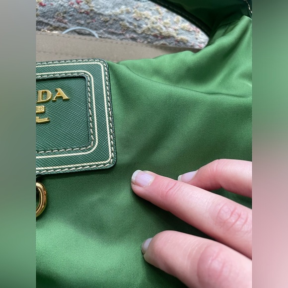SOLD Prada re edition nylon hobo bag Green - Picture 5 of 11